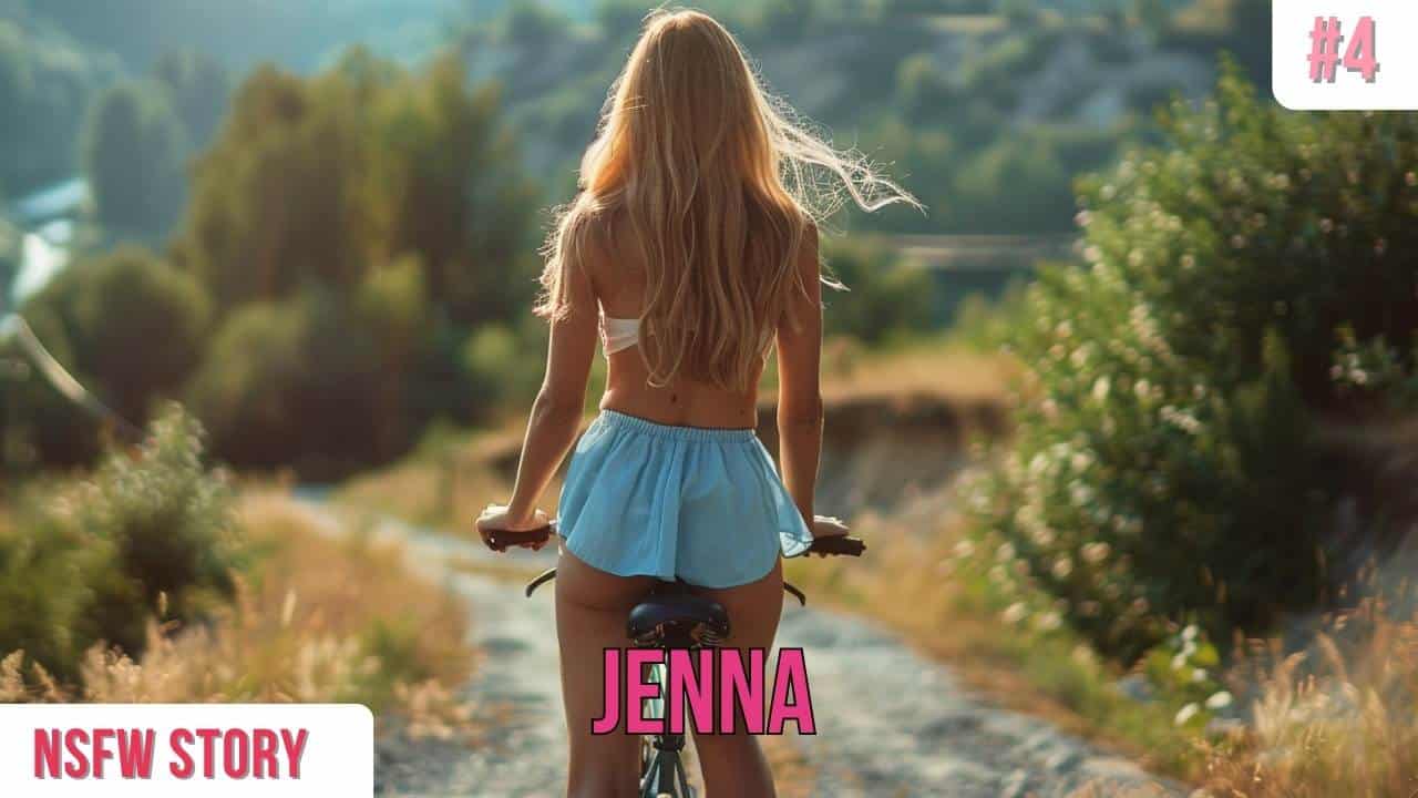 Jenna rides through lush greenery. NSFW Story Inside.